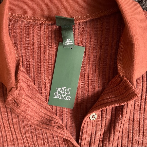 Wild Fable | Ribbed Button-Down Dress - Picture 2 of 5